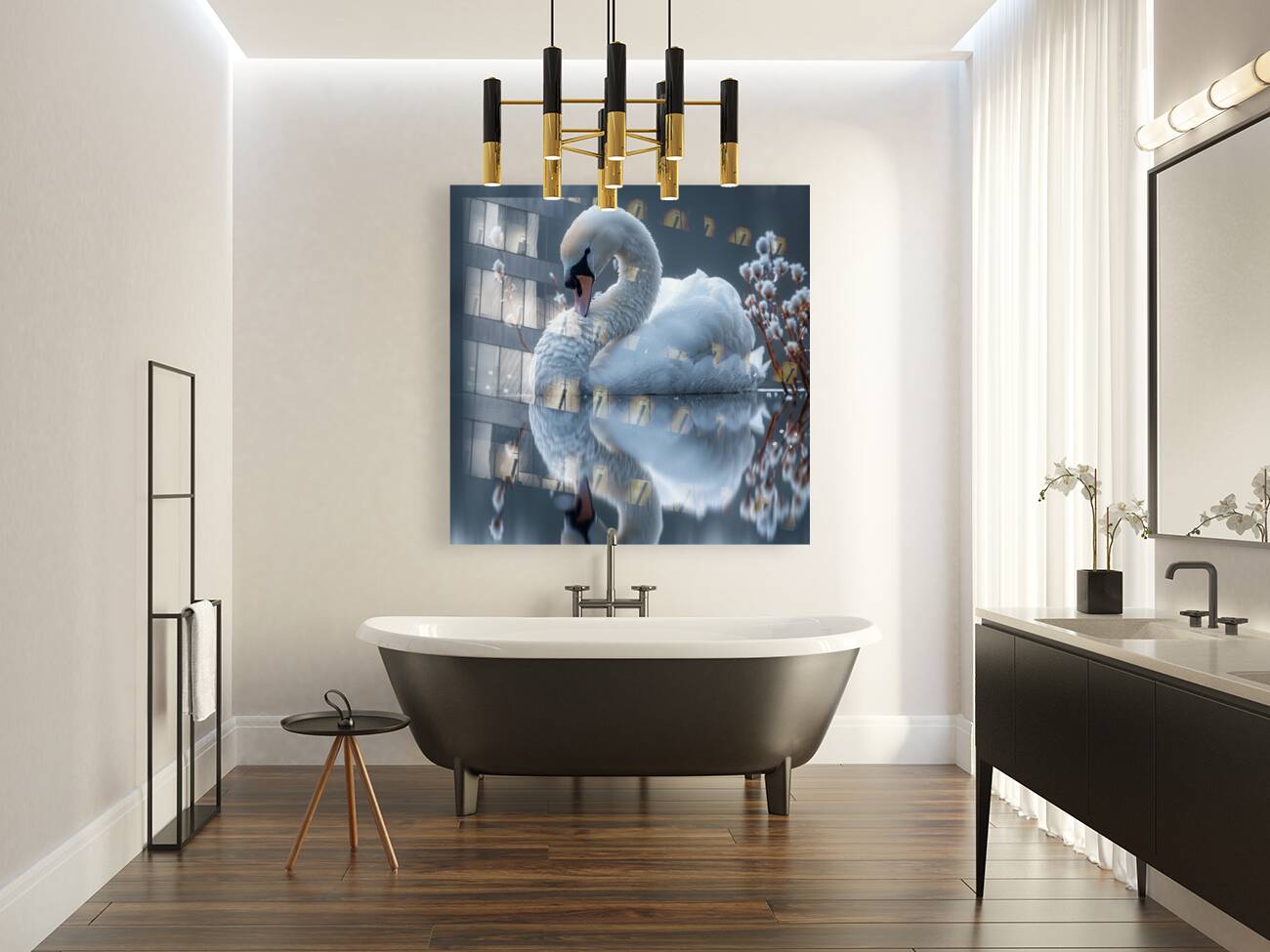 Sparkling Swan Reproduction