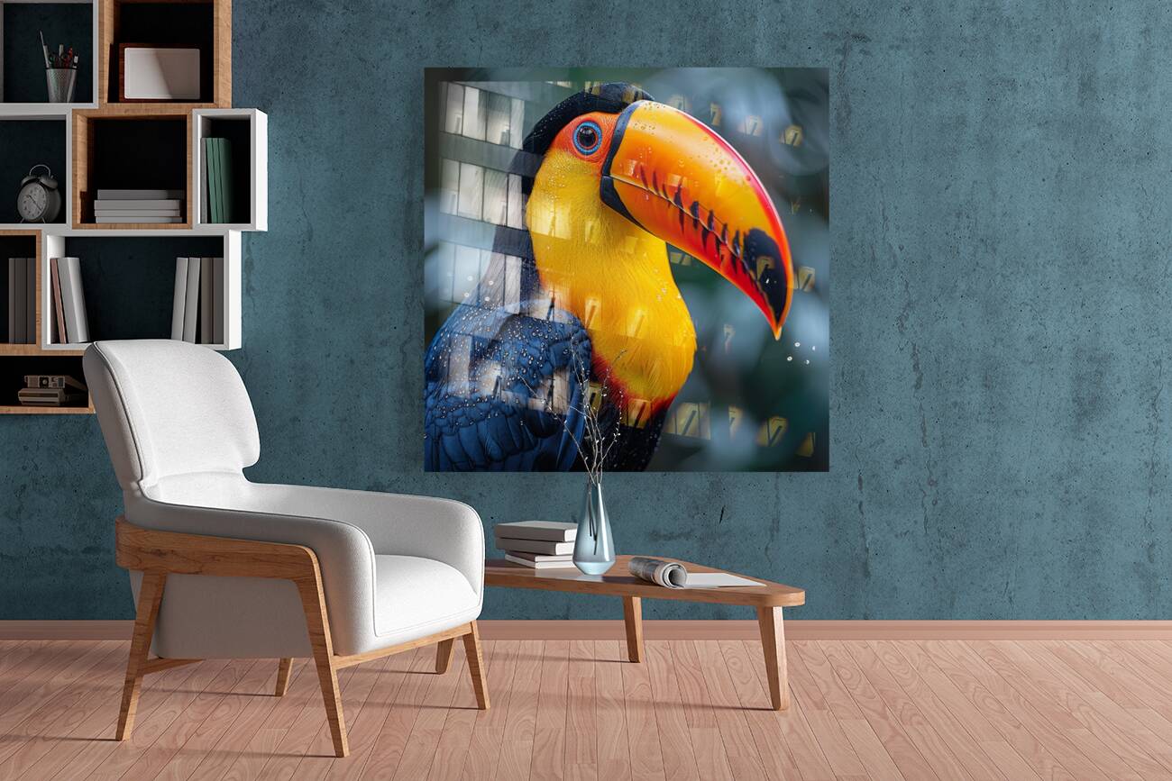 Beautiful Toucan Bird Reproduction