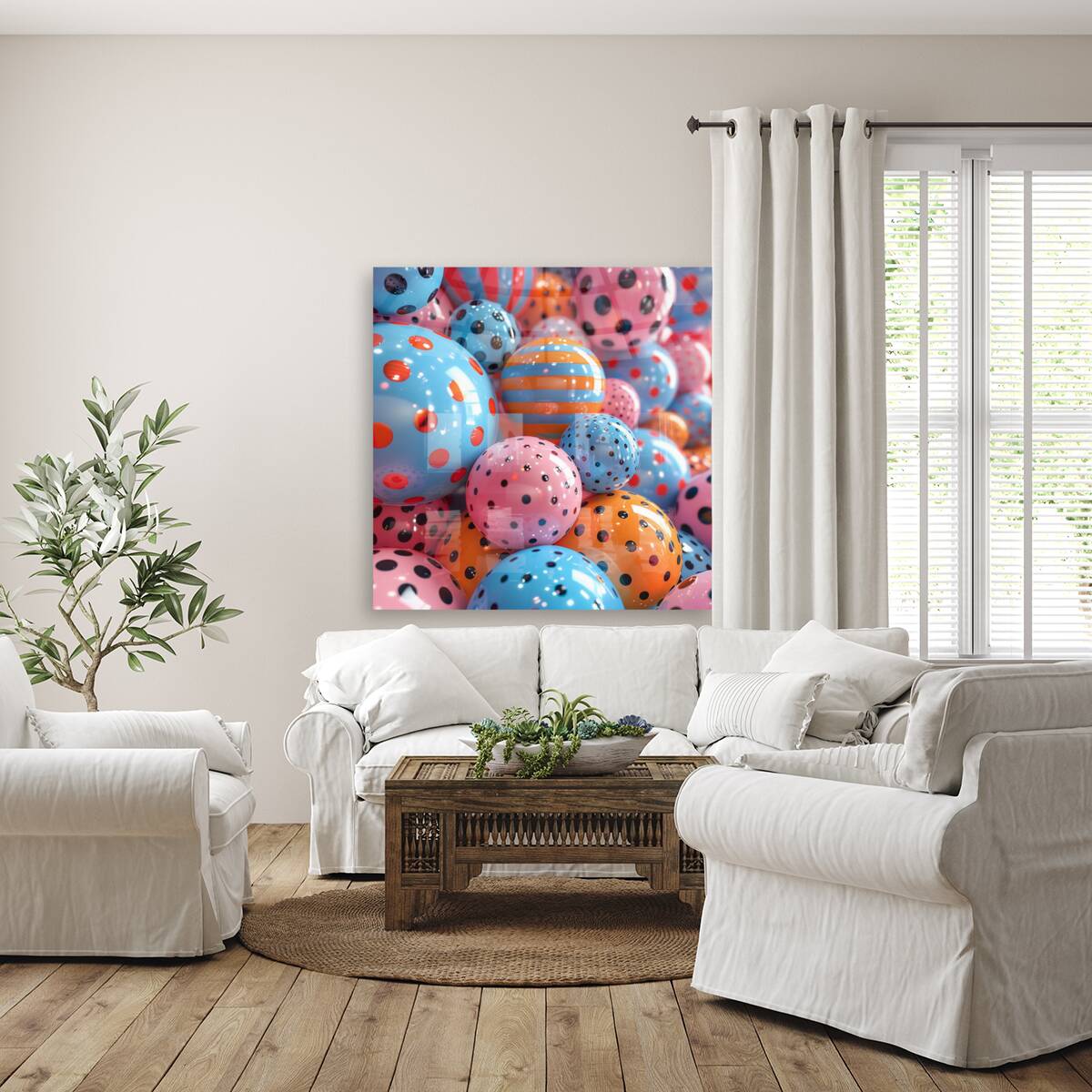 Vibrant Cool Abstract Reproduction