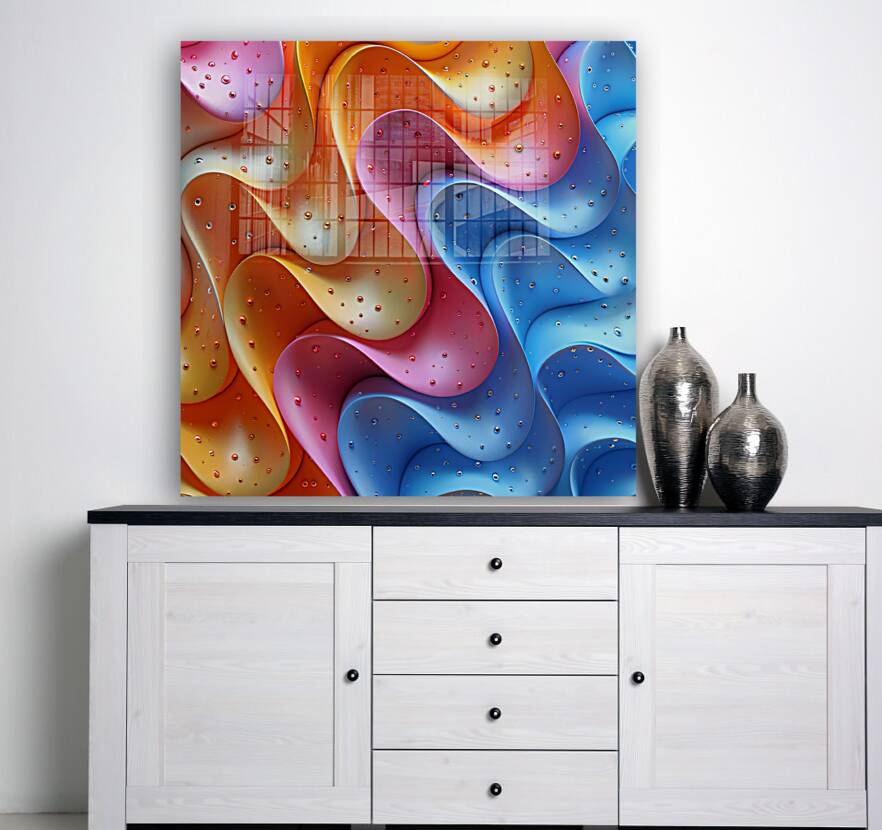 Textured Abstract Reproduction