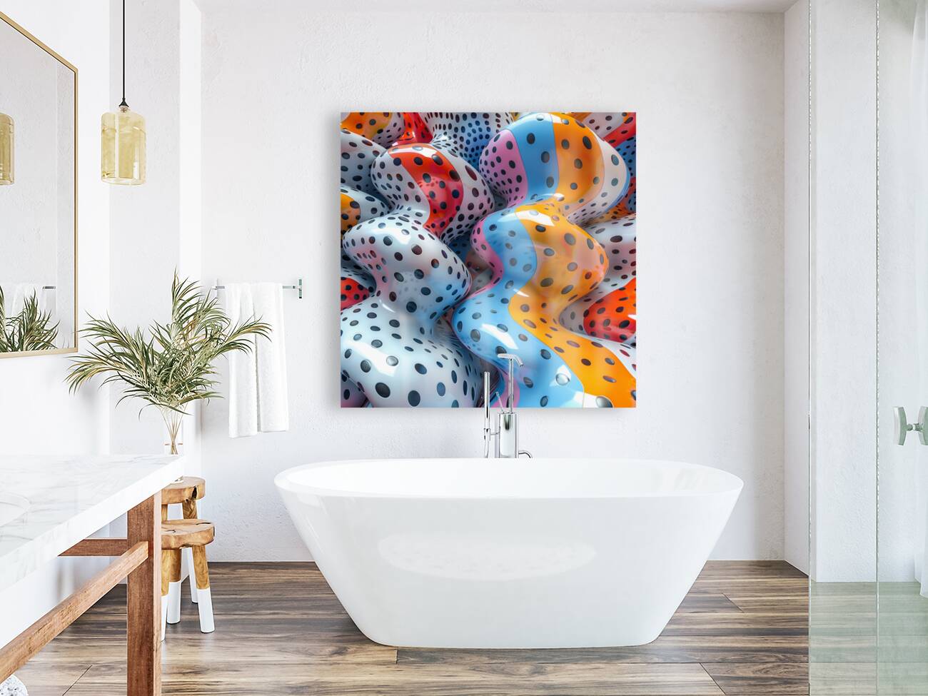 Tranquil Abstract Reproduction