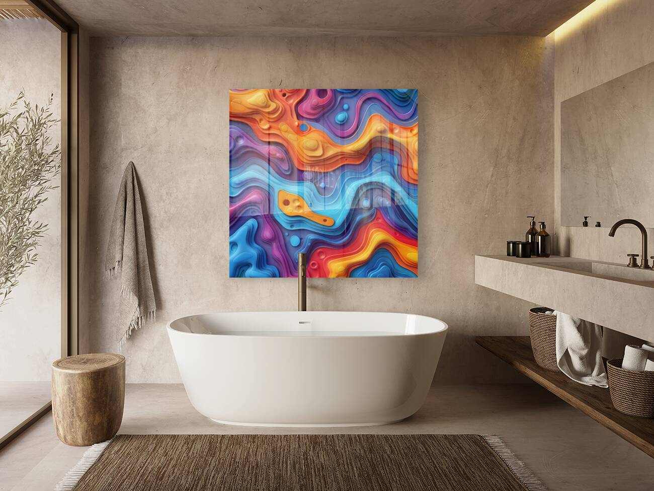 Evocative Abstract Symbolism Reproduction