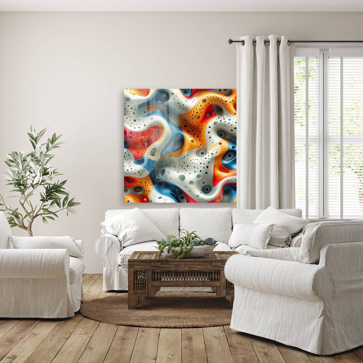 Colorful Abstract Design Reproduction