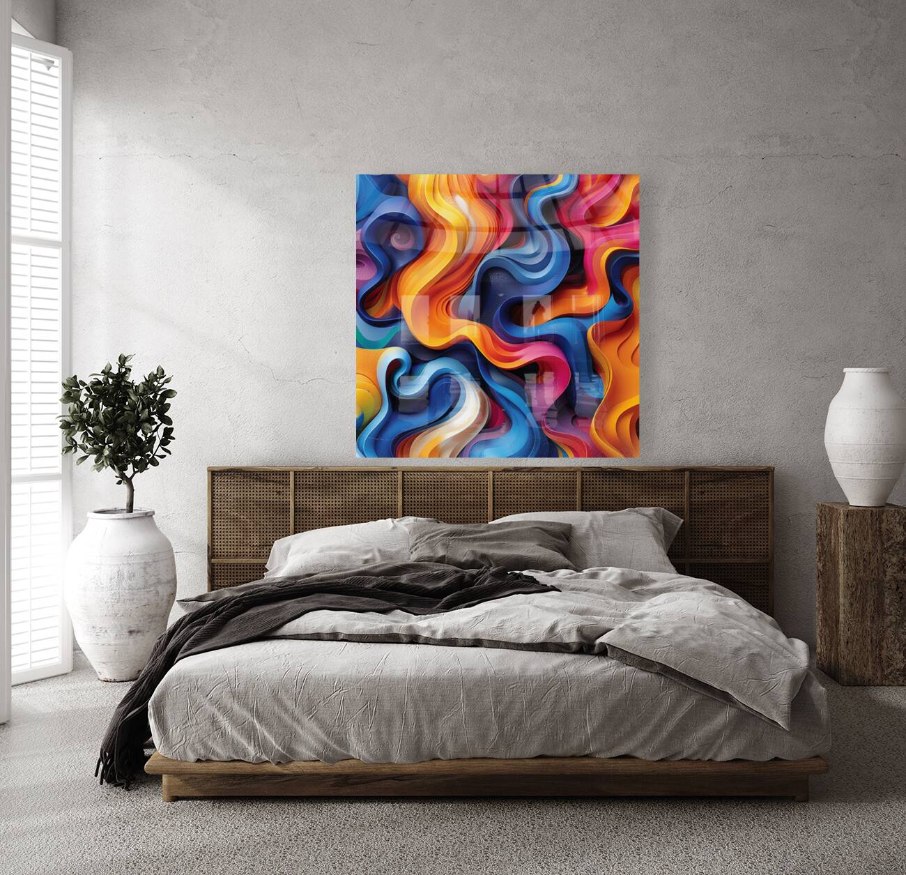 Abstract Waves Sensation Reproduction