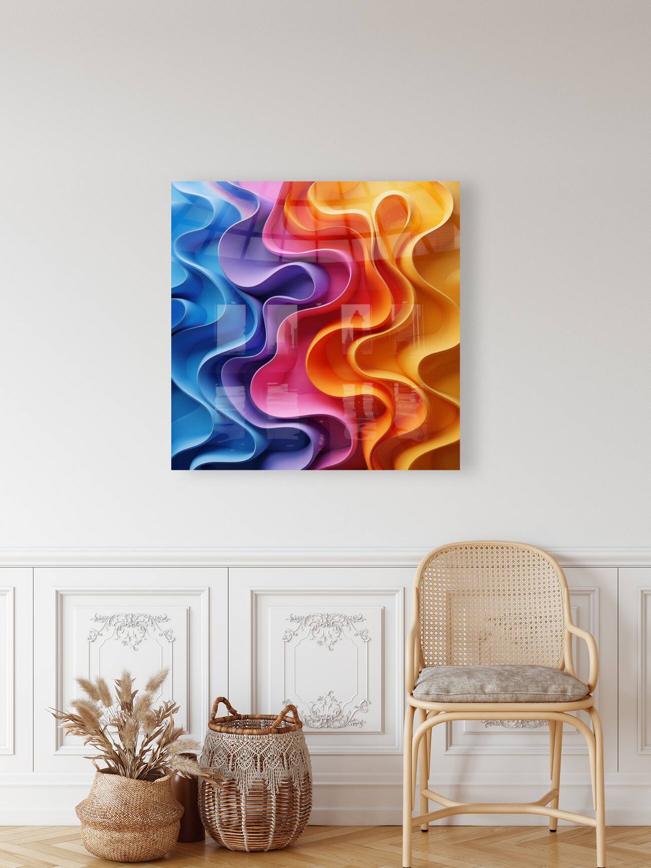 Glowing Abstract Reproduction