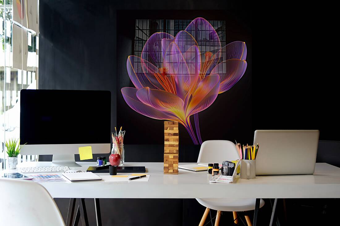 Glowing Flower Reproduction