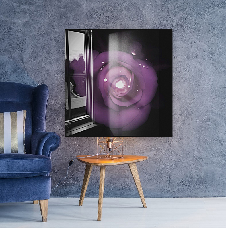 Sparkling Rose Reproduction