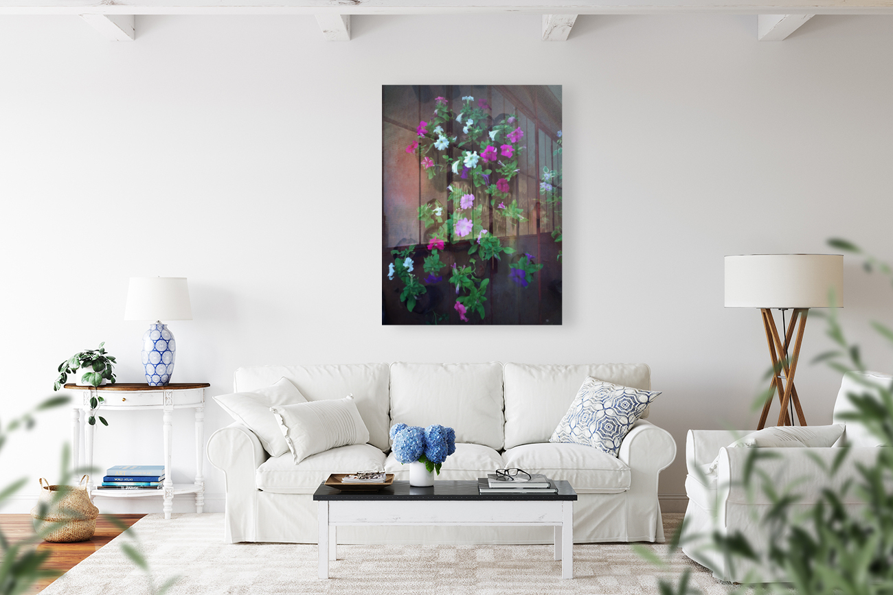 Beautiful Flower Garden Reproduction
