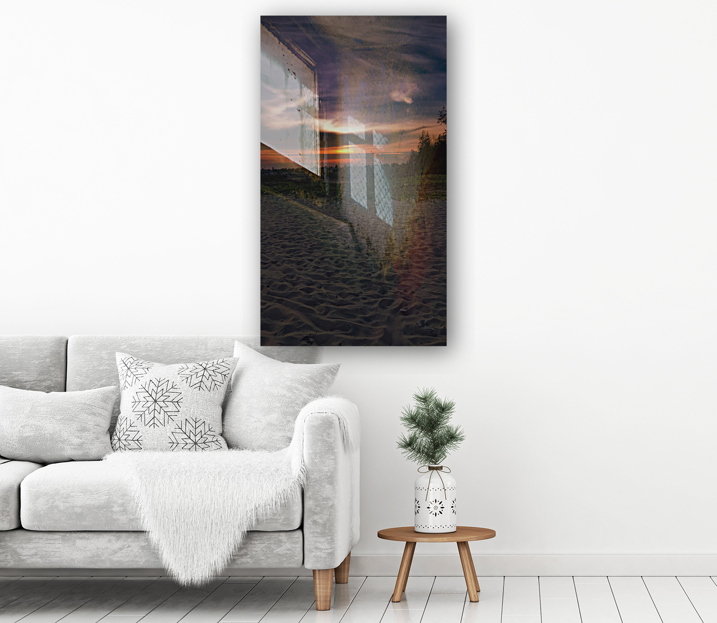 Beautiful Sunset View Point Reproduction