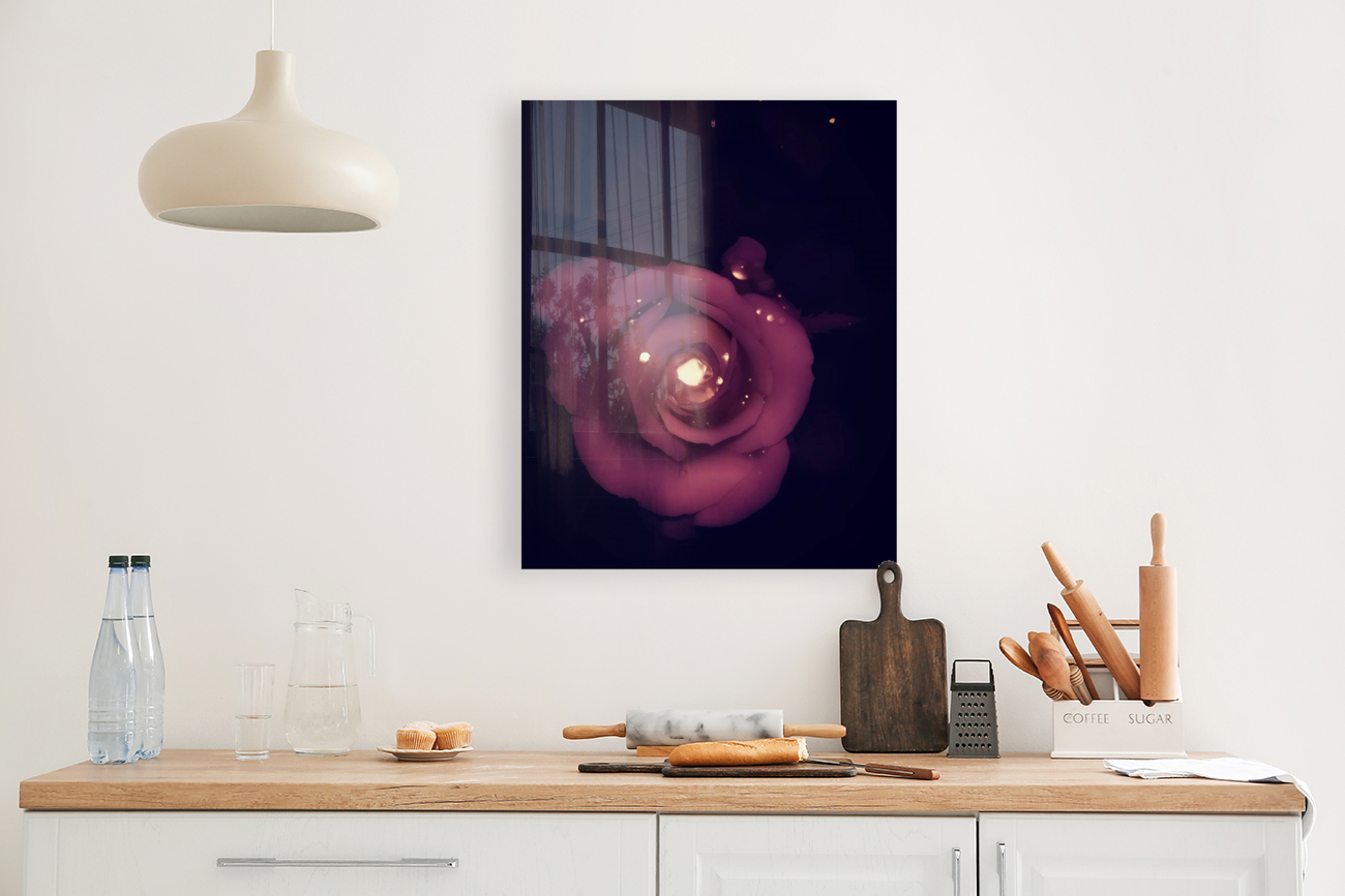 Glittering Rose Reproduction