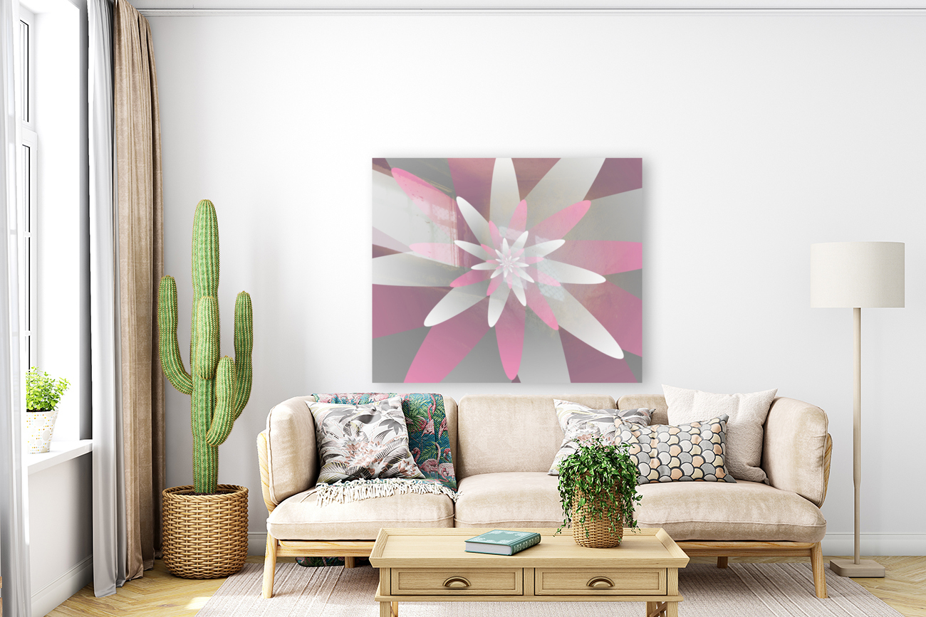 Pink Floral Reproduction