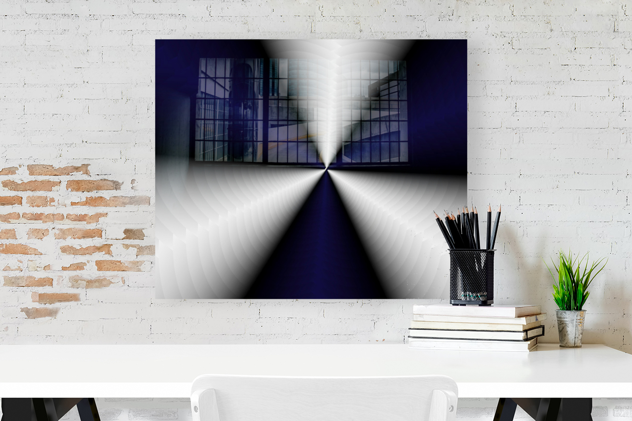 Violent Color Modern Interior Background Reproduction
