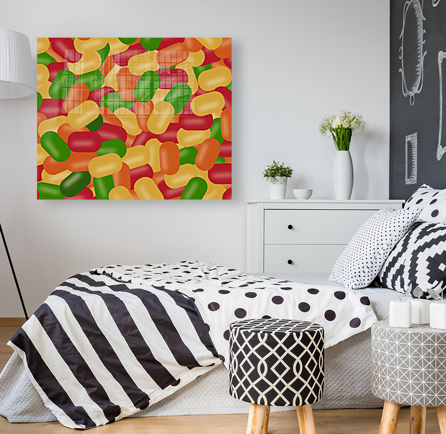 Seamless Candy Pattern  Reproduction
