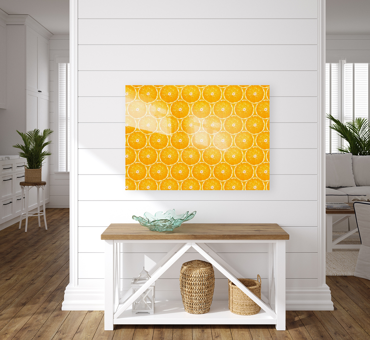 Orange Fruit Juicy Pattern Reproduction