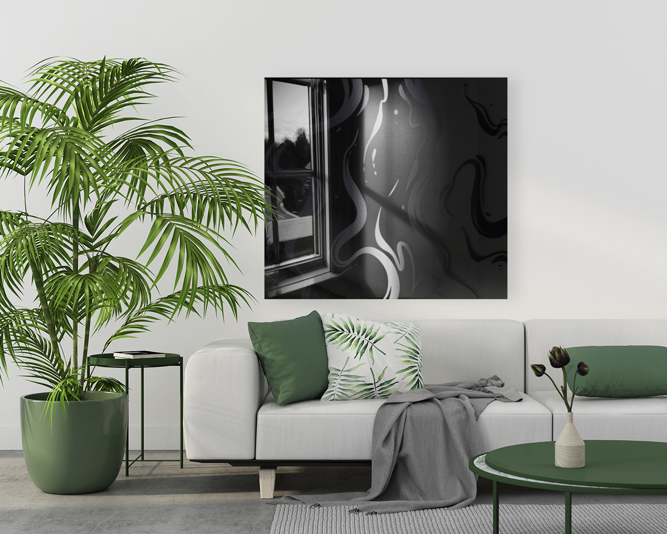 Classy Liquid Black Marble Reproduction