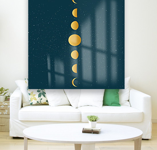 Moon Phase Cycle  Reproduction