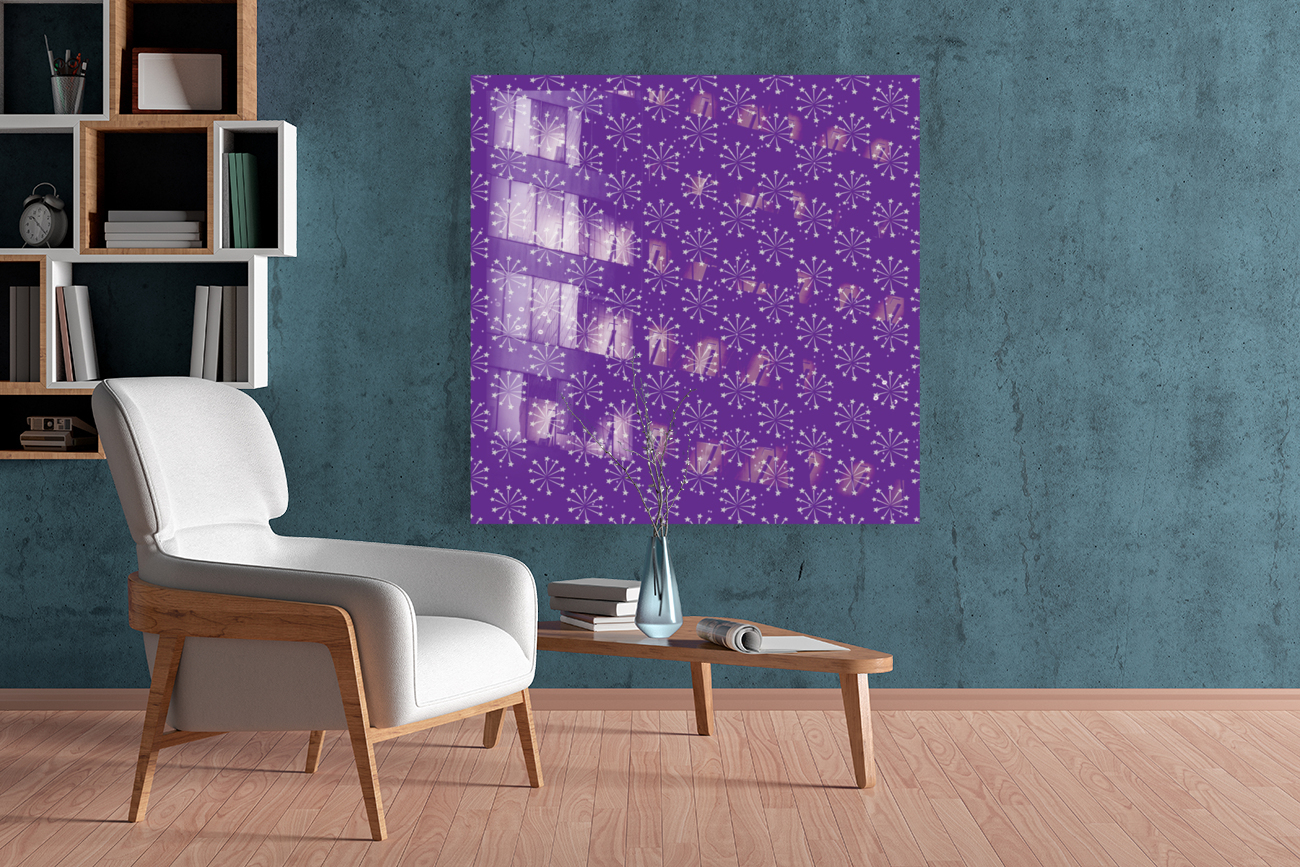Purple Fireworks Reproduction