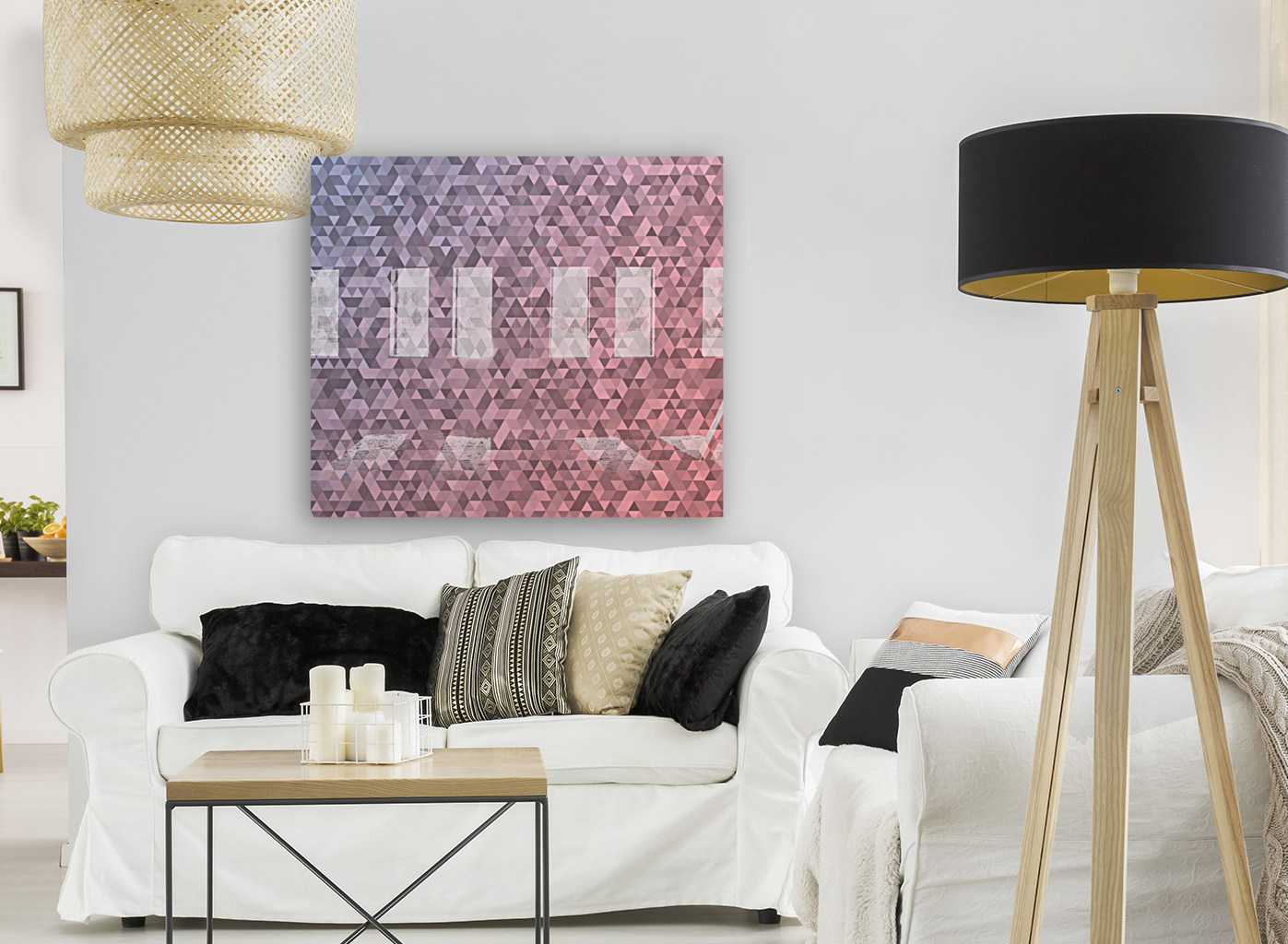 Baby Pink Glitter Pattern Reproduction