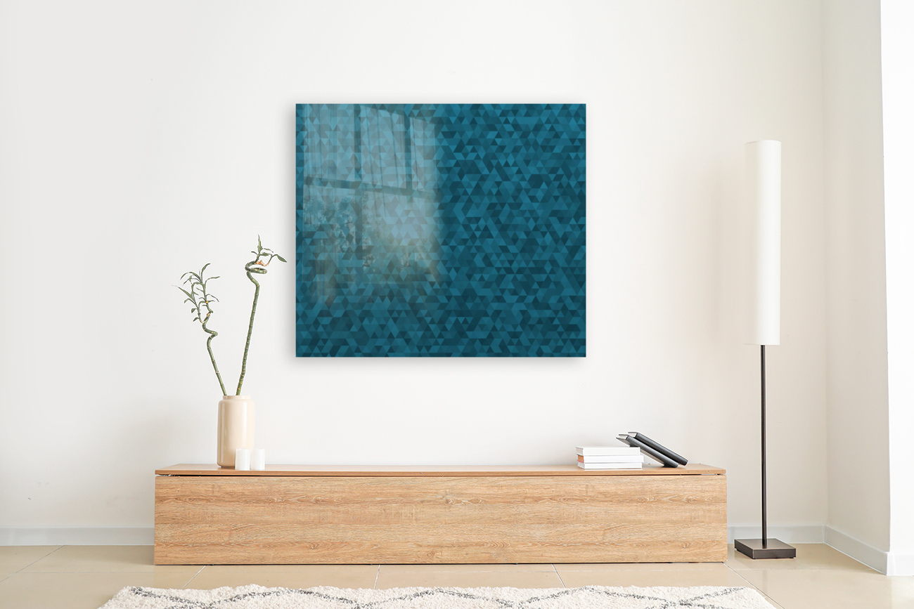 Dark Blue Glitter Pattern Reproduction