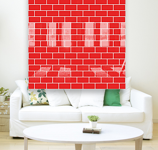 Red Brick Pattern Reproduction