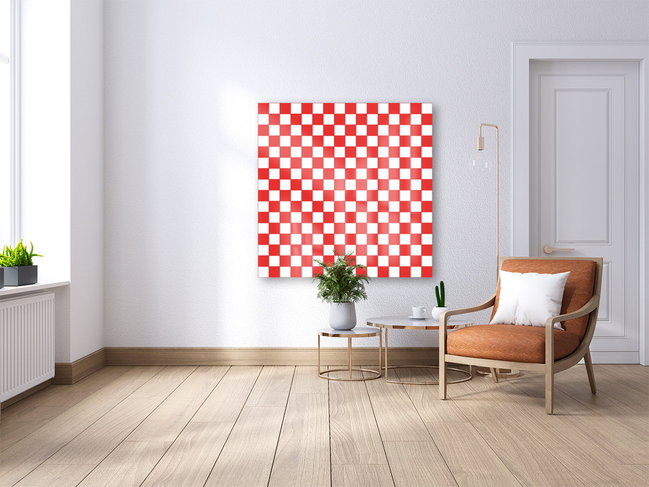 Red Check Pattern Reproduction