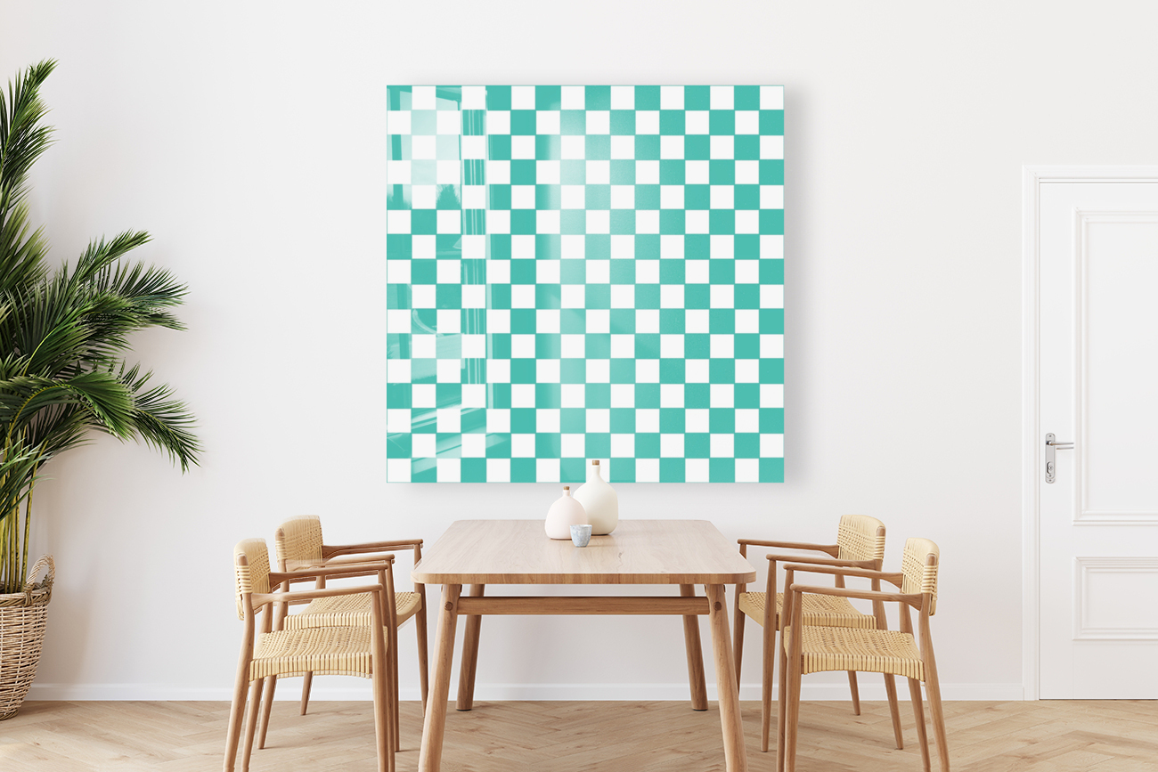 Green Check Pattern Reproduction