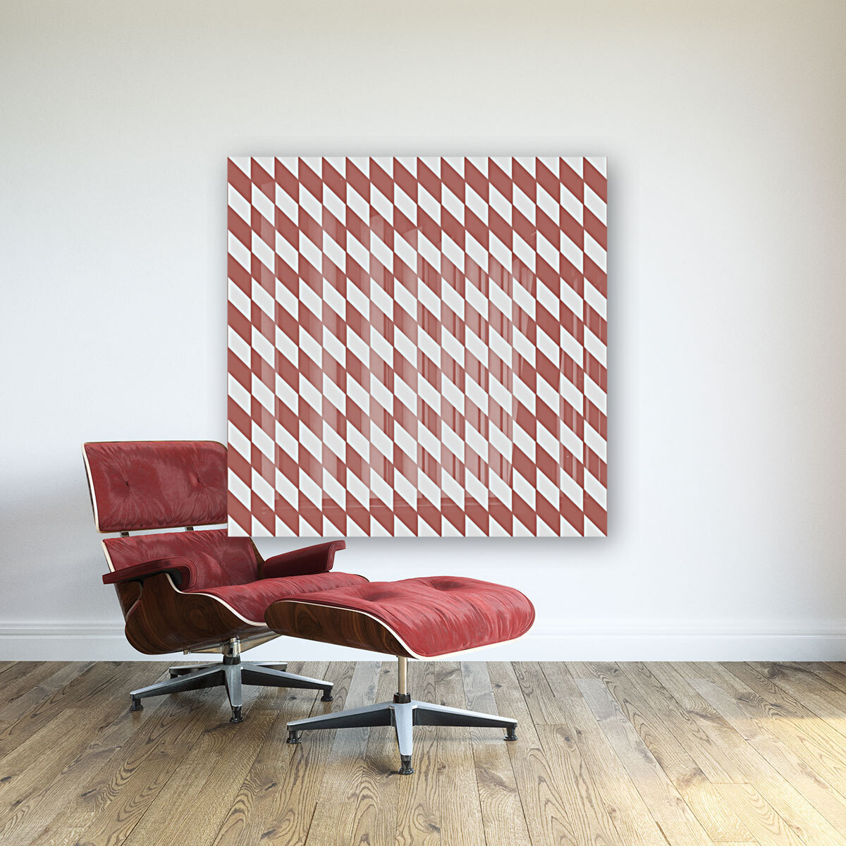 Light Brown Checkers Pattern Reproduction