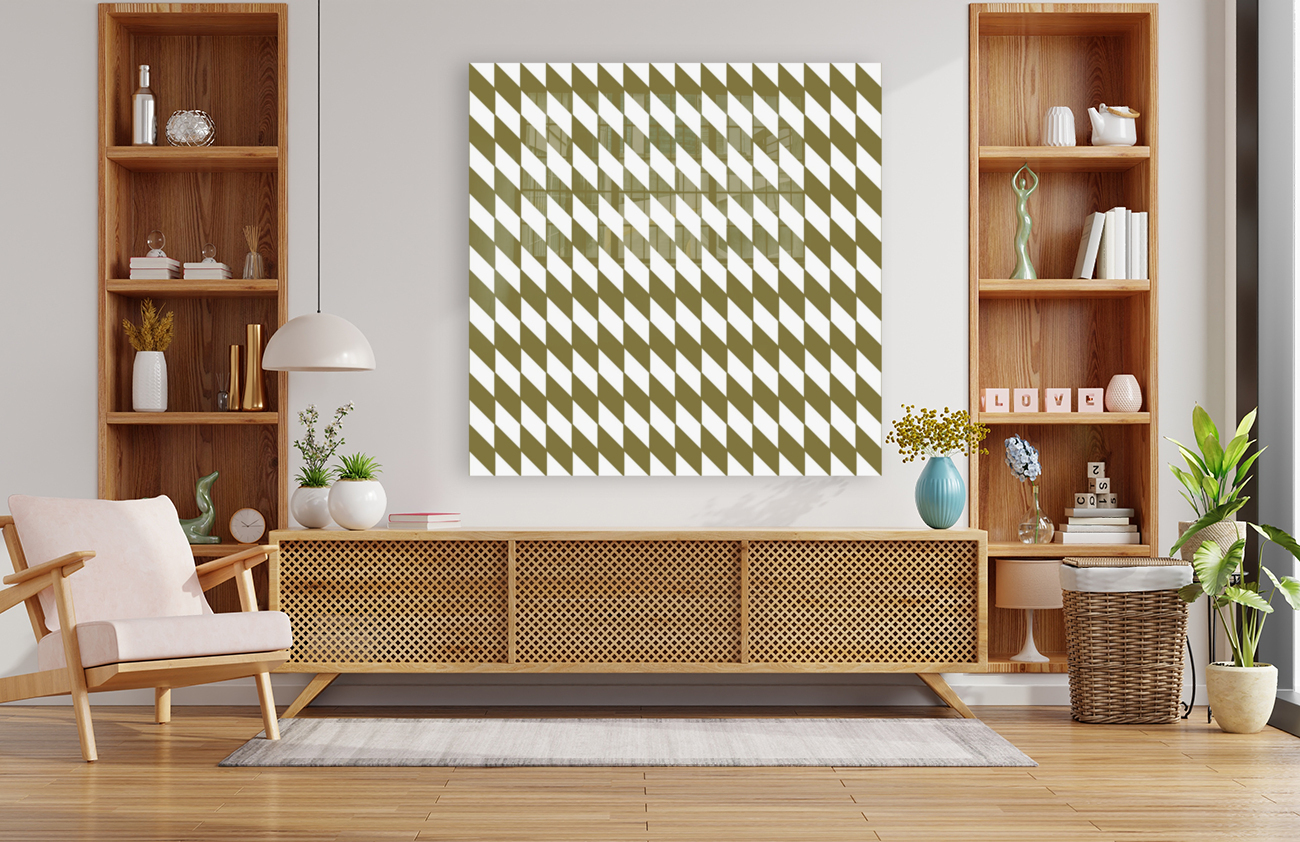 Dark Green Checkers Pattern Reproduction