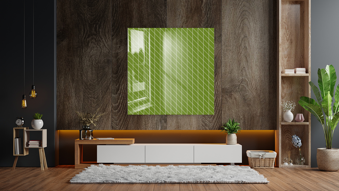 Dark Green Checkers Pattern Reproduction