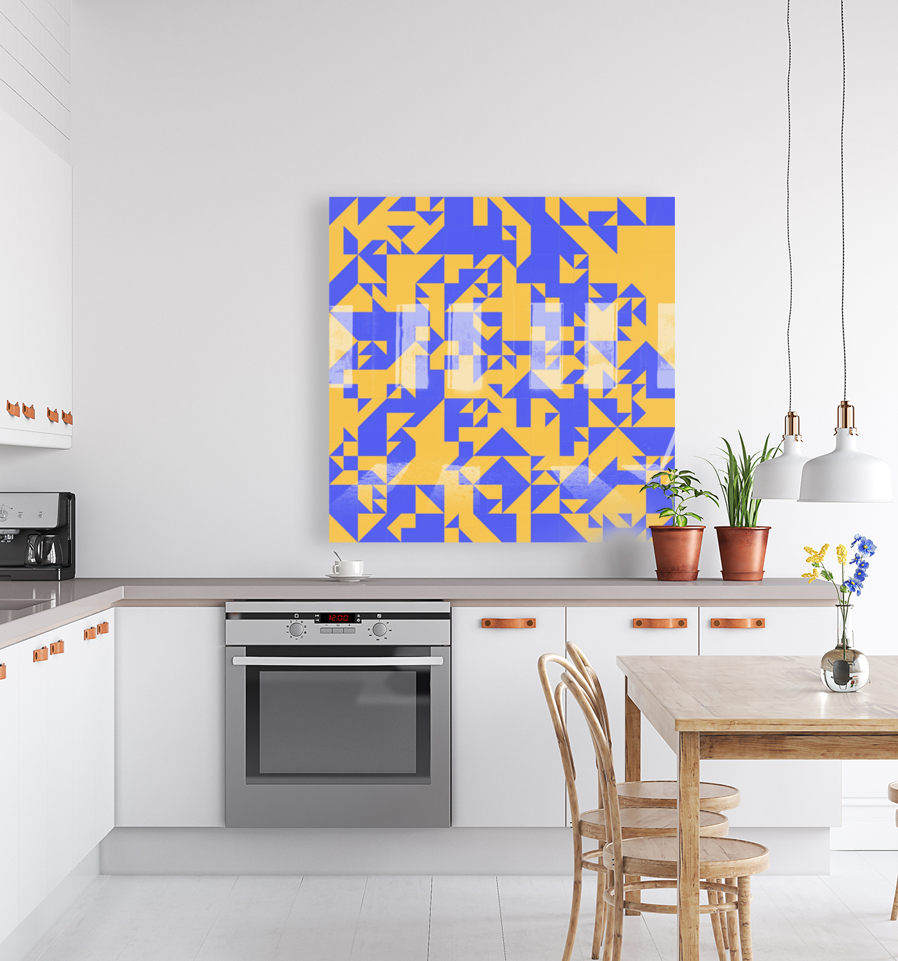 Cube Geometry Pattern  Reproduction