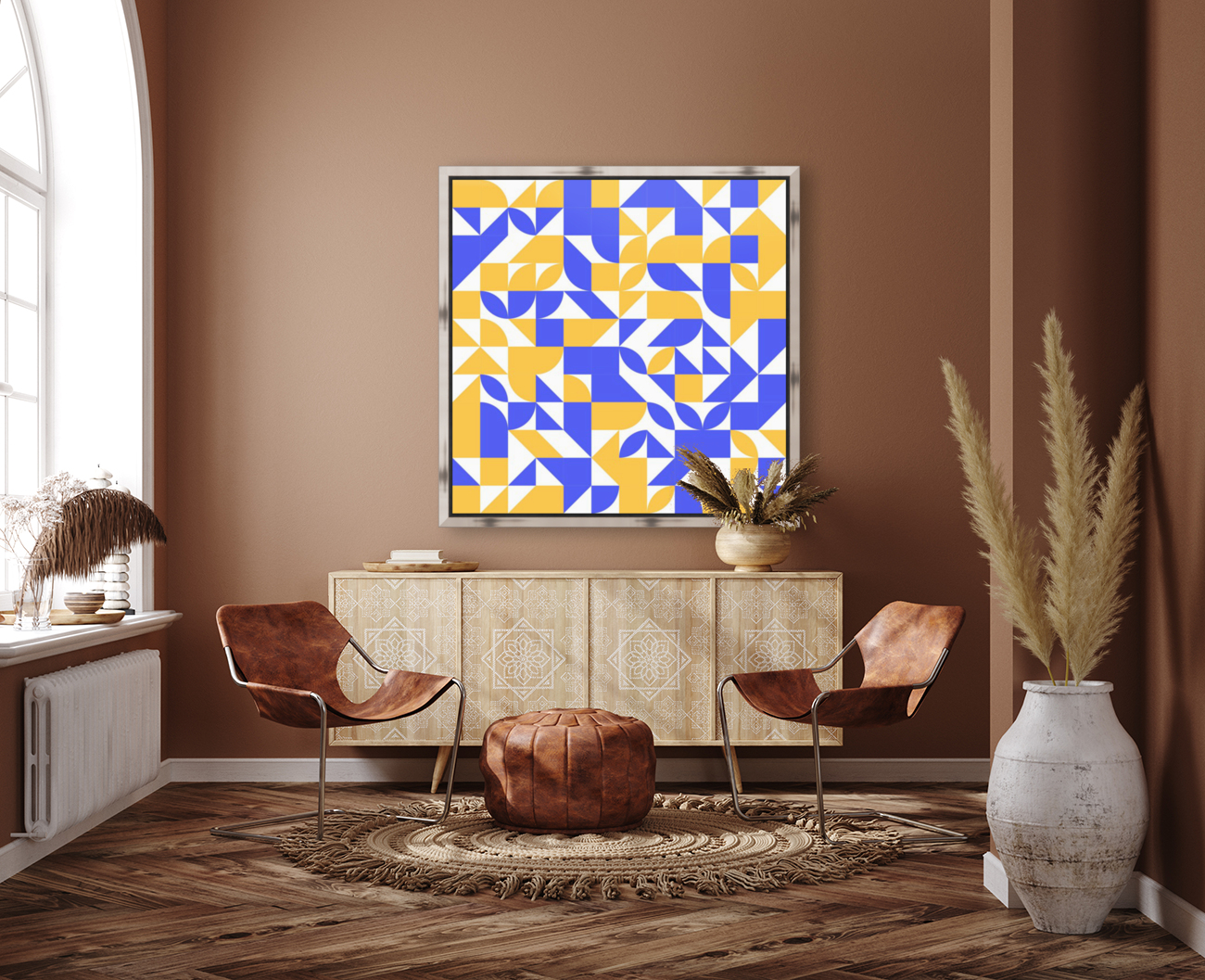 Art Deco Geometry  Reproduction