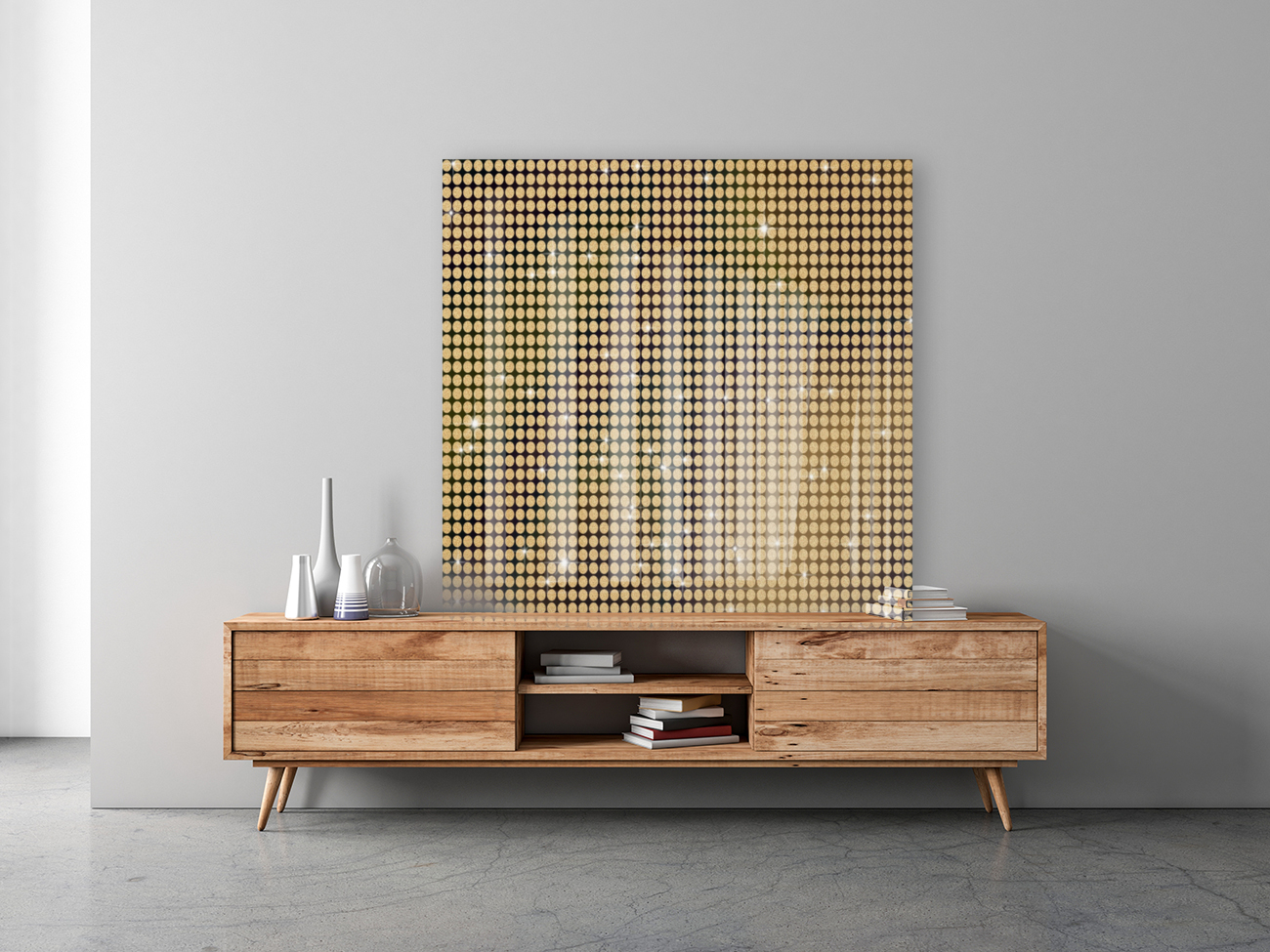 Gold Shiny Glitter Reproduction
