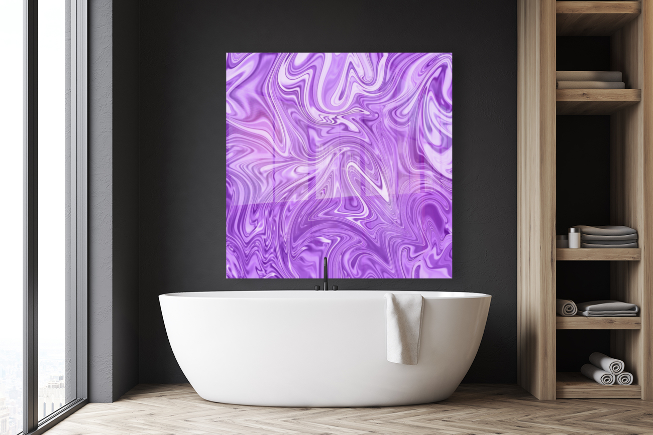 Indigo Liquid Marble Reproduction