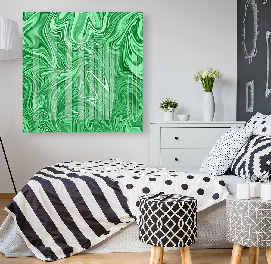 Emerald Liquid Marble Reproduction