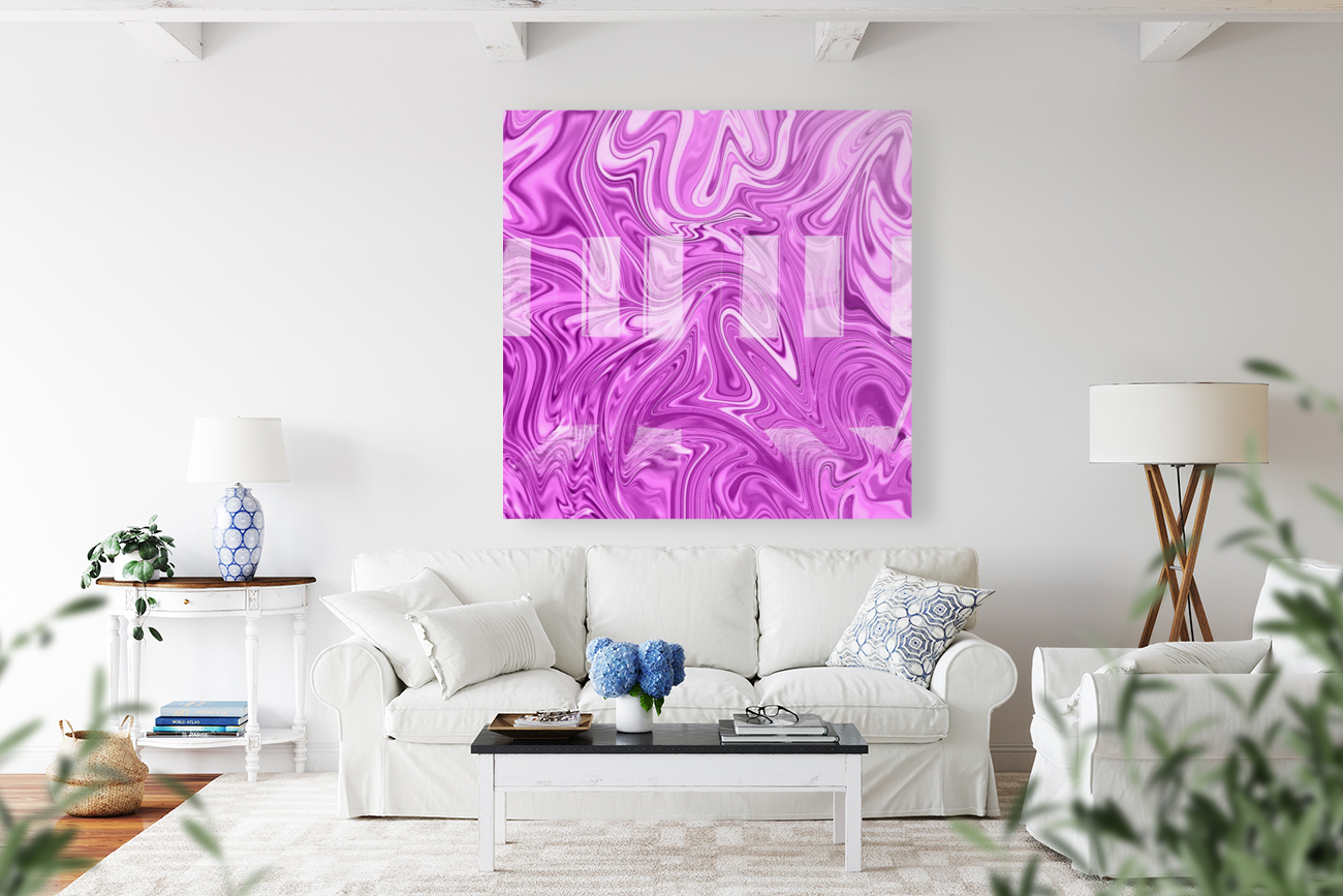 Purple Liquid Marble Reproduction