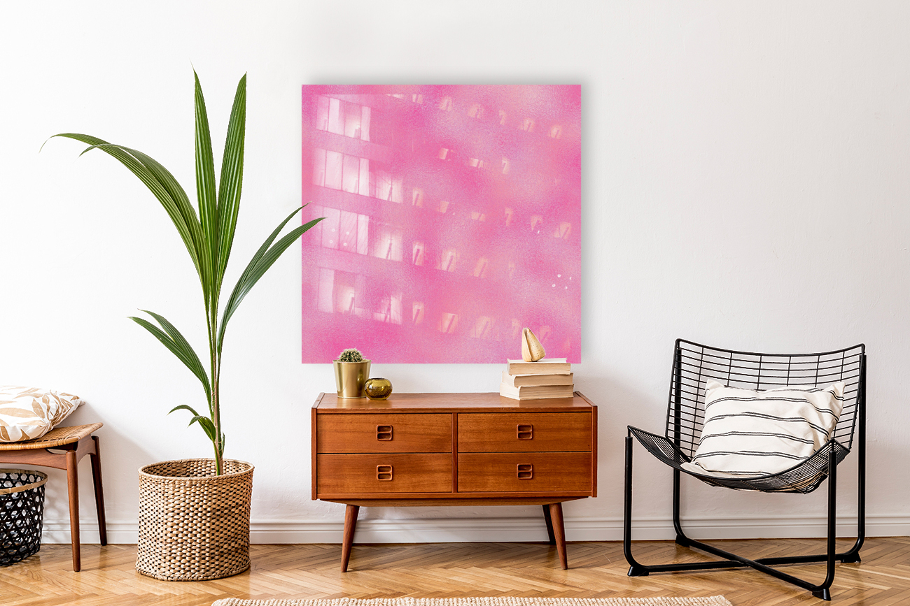 Strawberry Metallic Foil Reproduction