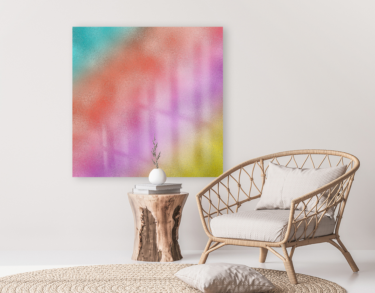 Rainbow2 Metallic Foil Reproduction
