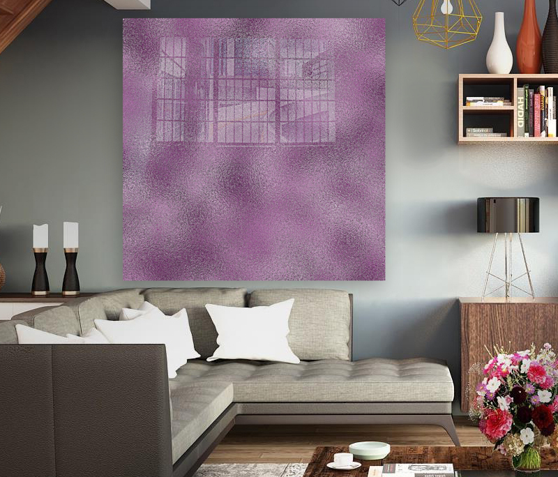 Violet Metallic Foil Reproduction