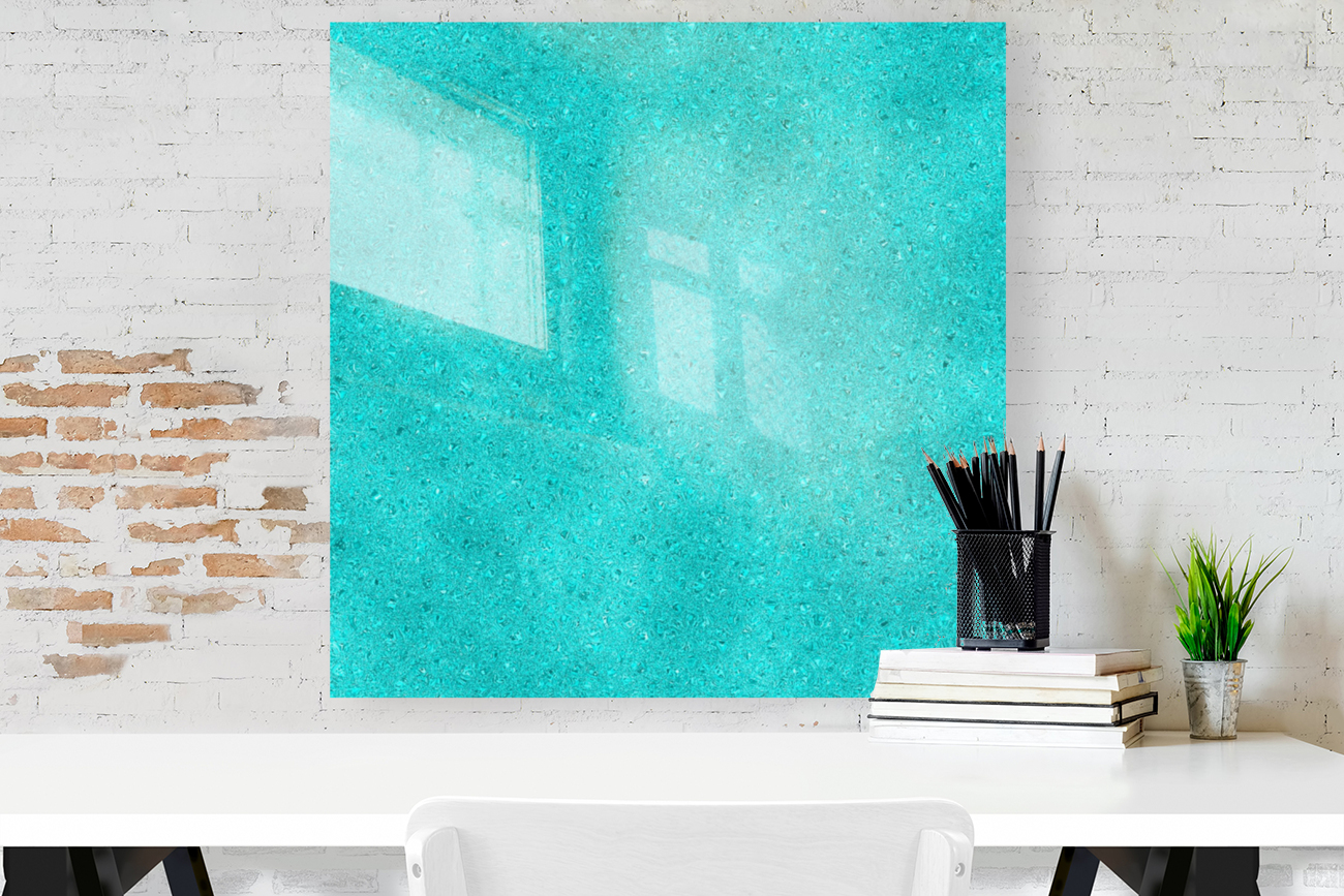 Aqua Glitter Reproduction