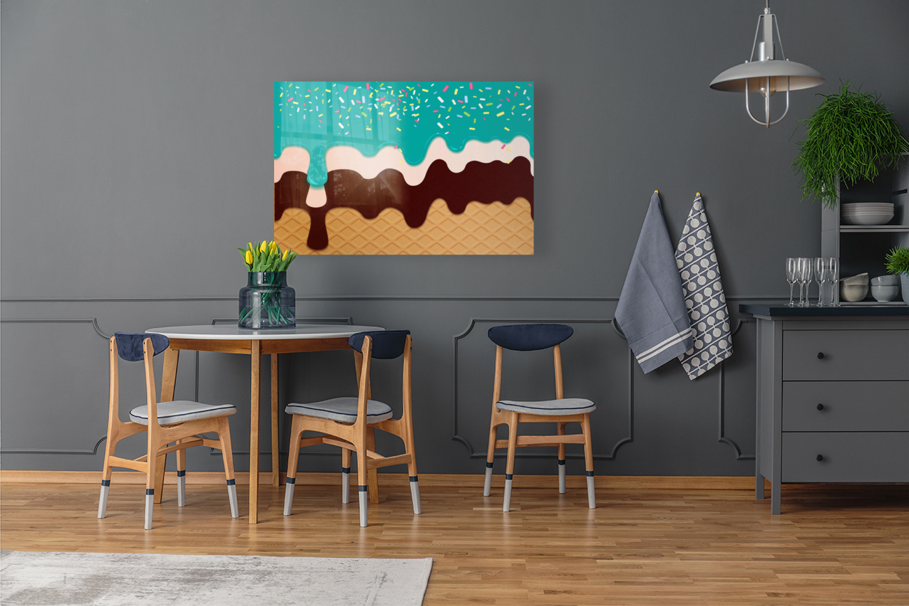  Mint Waffle Drips Reproduction