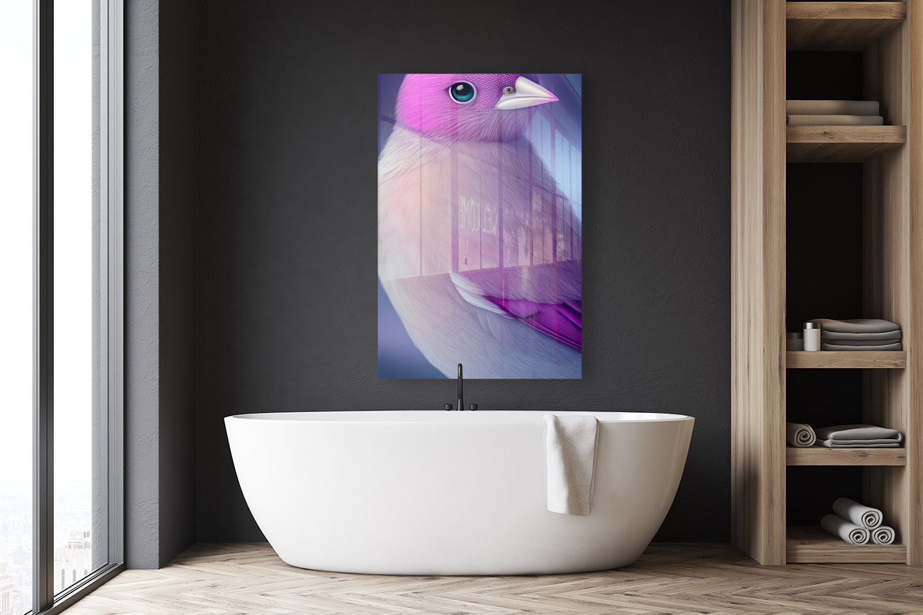 Magenta Purple Bird Reproduction