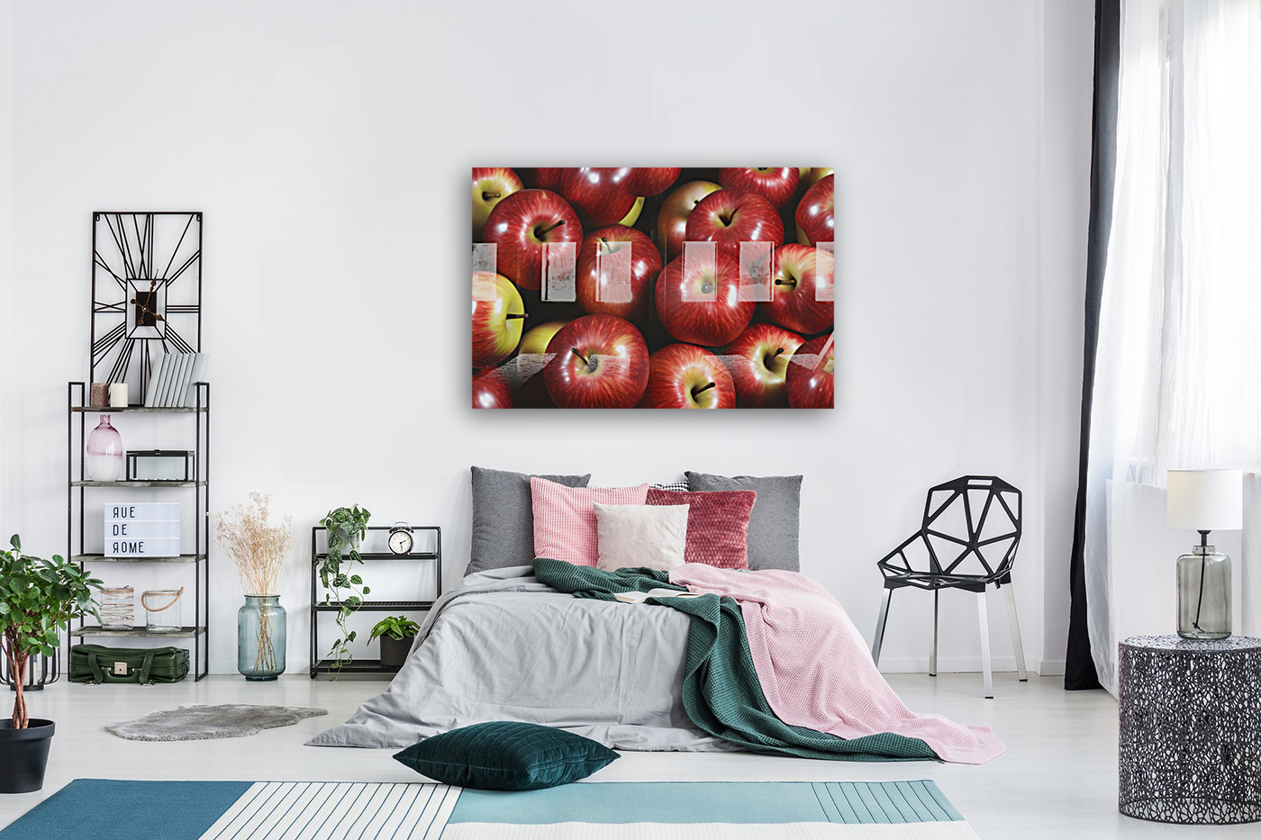 Fresh Red Apple Reproduction