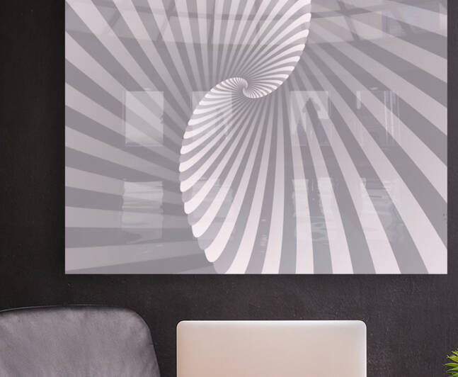  Retro Spiral Art Reproduction