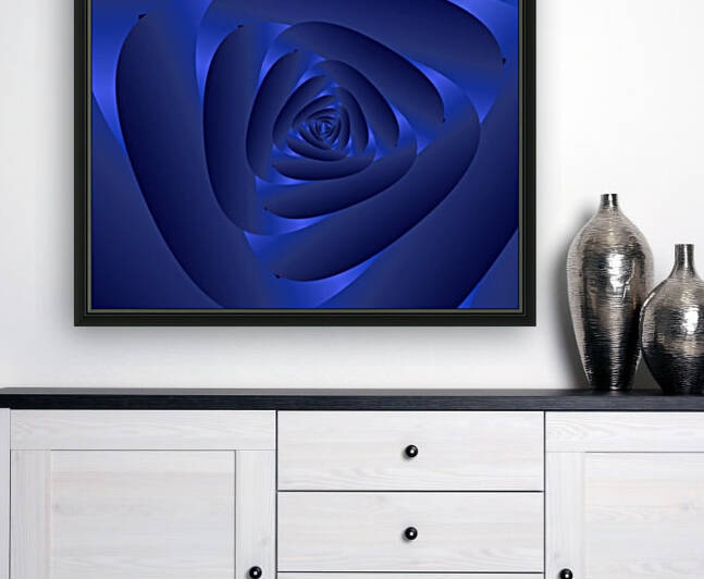 Blue Rose Art Reproduction