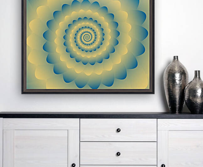 Fractal Flower Artwork Reproduction