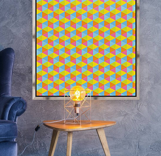 Hexagon Seamless Pattern Artwork by rizu_designs