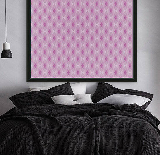 Diamond Shape Pattern Artwork Reproduction