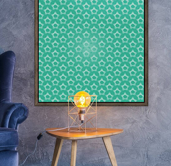Star snowflake Seamless Pattern Artwork Reproduction