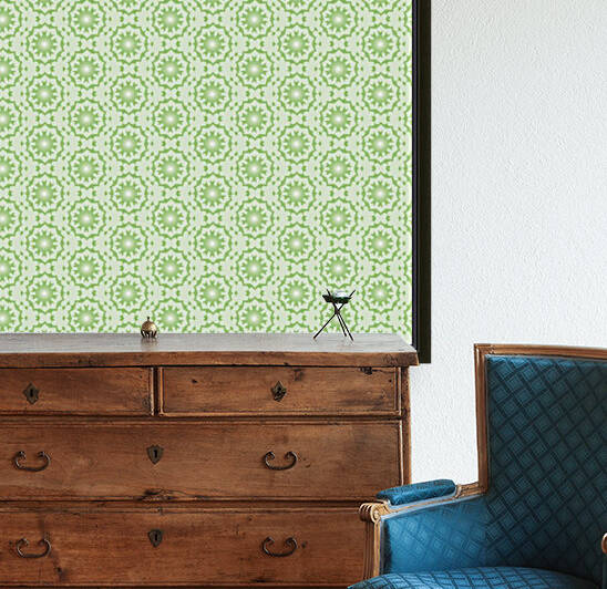 GREEN ARABIC STYLE SEAMLESS PATTERN Background    by rizu_designs