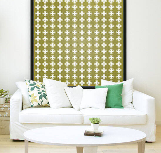 Abstract Green Seamless Pattern Background  by rizu_designs